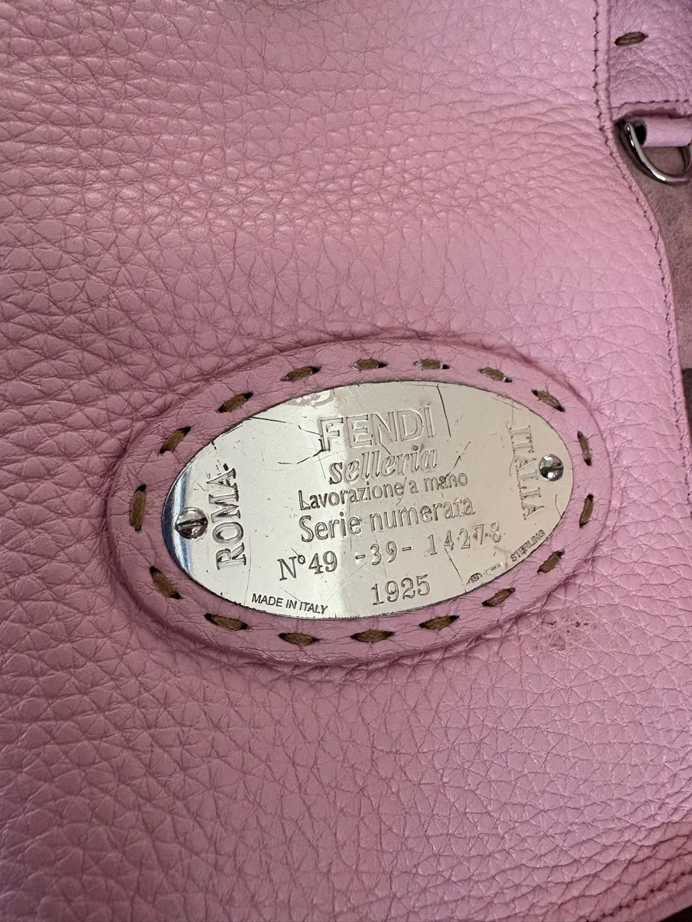 FENDI Soft Leather Tote Bag in Tan - Classic Everyday Carry